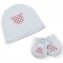 Cappellino + Guantini Pasito a Pasito Bebe English Rose Quadro /