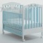 Lettino Mibb Bau Bau Bianco Azzurro /