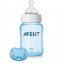 Set Regalo Maschietto Avent Biberon 260 ml + Succhietto 0-6 m Azzurro /