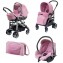 Trio Neonato Synchro Sport 4 Seasons Rosa /
