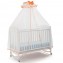 Velo Billo e Pallina Tulle Bianco Sbiego Arancio