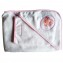 Accappatoio Neonato + Manopola Anne Geddes Peony Angel /