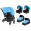  Trio Gemellare Baby Monsters Easy Twin Turquoise
