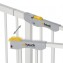 Cancelletto di Sicurezza Hauck Autoclose N Stop in Metallo Bianco da 75 a 80 cm