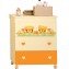Cassettiera Fasciatoio Baby Expert Cuore Panna Arancio