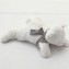 Peluche Nanan Batuffolo Sciarpa Grigia 70 cm