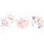 Sdraietta MoMi GLOSSY per bambini fino a 9 kg Bunny