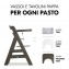 Seggiolone in Legno Hauck Alpha+ Select Charcoal