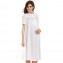 Camicia da notte Dominam Pharm in cotone Battista M Bianco