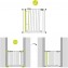Cancelletto di Sicurezza Hauck Wood Lock 2 in Metallo Silver e Legno + Estensione da 96 a 101 cm