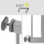 Cancelletto di Sicurezza Hauck Wood Lock 2 in Metallo Silver e Legno + Estensione da 96 a 101 cm