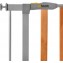 Cancelletto di Sicurezza Hauck Wood Lock 2 in Metallo Silver e Legno + Estensione da 96 a 101 cm