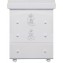 Cassettiera Fasciatoio Chicco Silver Nuvolette di Latte Bianca