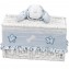 Baule Portagiochi ZeroTre Lelly Grande Azzurro