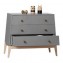 cassettiera Leander Luna Grigio Rovere