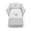 Set Azzurra Design Cuore Stelle Bianco/Grigio 