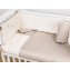 Completo Piumone per Lettino Picci Lella Ricamato Beige 
