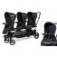 Passeggino Trigemellare Peg Perego Triplette Piroet Rock Black