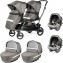 Trio Gemellare Peg Perego Duette Piroet City Grey