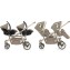 Duo Gemellare Brevi Ovo Twin Tortora + Ovetti