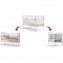 Set Pali Flippy Bianco (Lettino Trasformabile in Culla + 2 Materassi + Piumone Paracolpi)