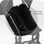 Passeggino MoMi Grace Nero con zaino per il trasporto - Omologato per Aereo