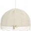 Lampadario Billo e Pallina Fiandra Lino e Organza /