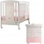 Lettino e Cassettiera Fasciatoio Pali Tris Loving Bear Rosa /