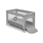 Lionelo Stefi Lettino da Campeggio pieghevole con Materasso 0-3 anni Grey Concrete Multicolor