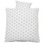 Culla a Dondolo Alvi Sina Bianco + Set Biancheria Stars Silver