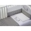 Completo Piumone Baby Fashion Love 3pz Bianco Grigio