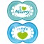 Succhietti Mam Original 6m+ Silicone Love Mummy Celeste/Azzurro
