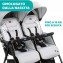Passeggino Gemellare Chicco Ohlala Twin Silver Cat