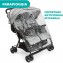 Passeggino Gemellare Chicco Ohlala Twin Silver Cat