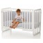 Culla Bolin Bolon Oslo 6 in 1 + Materasso + Completo Piumone Grigio
