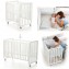 Culla Bolin Bolon Oslo 6 in 1 + Materasso + Completo Piumone Grigio