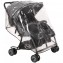 Passeggino Gemellare Pali Tre.9x2 Good Blue Denim con Parapioggia