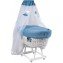 Culla Picci con Velo Space Azzurro
