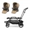 Passeggino Gemellare Peg Perego Duette Piroet Class Beige