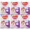 Kit Pannolini Huggies Ultra Comfort Mutandina Mis. 4 9-14 Kg 6 Pacchi da 15 pz