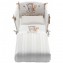 Completo Piumone Azzurra Design Dolcemiele Bianco Tortora