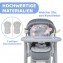 Seggiolone Chicco Polly Magic Relax Grey Melange