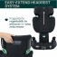 Seggiolino Auto Chicco Isofix Quizy i-Size Black 100-150 cm con Dispositivo Anti Abbandono Easy Tech incluso