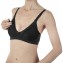 Reggiseno Allattamento Chicco in Cotone Nursing Bra Nero 5C