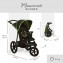 Passeggino a Tre Ruote Hauck Runner Black Neon Yellow Portata 25 Kg