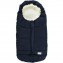 Sacco per Seggiolino Auto Gr.0 e Carrozzina Nuvita Ovetto City Blu Beige