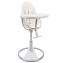 Seggiolone Fresco Chrome Bloom White