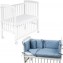 Lettino Culla Co-Sleeping Picci Lella + Materasso e Tessile Stella Azzurro