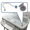 Kit Scarico Chicco per Vaschetta Bagnetto Fasciatoio Cuddle & Bubble Dots