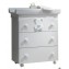 Cassettiera Fasciatoio Baby Fashion Orsetto Bianco